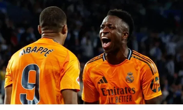 مبابي وفينيسيوس يقودان هجوم ريال مدريد أمام برشلونة بالدوري الإسباني مبابي وفينيسيوس يقودان هجوم ريال مدريد أمام برشلونة بالدوري الإسباني