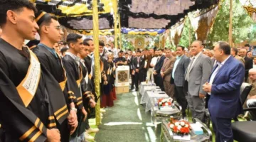 محافظ أسيوط يشهد حفل تكريم خريجي الصف الثالث الثانوي بمدرسة باقور الثانوية المشتركة