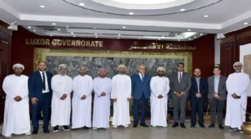 محافظ الأقصر يستقبل نائب محافظ شمال الباطنة العمانية