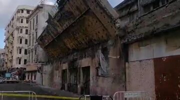 محافظ الإسكندرية: إزالة واجهة سينما ريكس حفاظا على حياة المواطنين