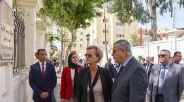 محافظ الإسكندرية وسفيرة الاتحاد الأوروبي يزوران مشروع تطوير شارع النبي دانيال