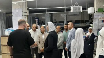 محافظ البحيرة يرحب بمساعد وزير الصحة لزيارة مجموعة من المستشفيات.