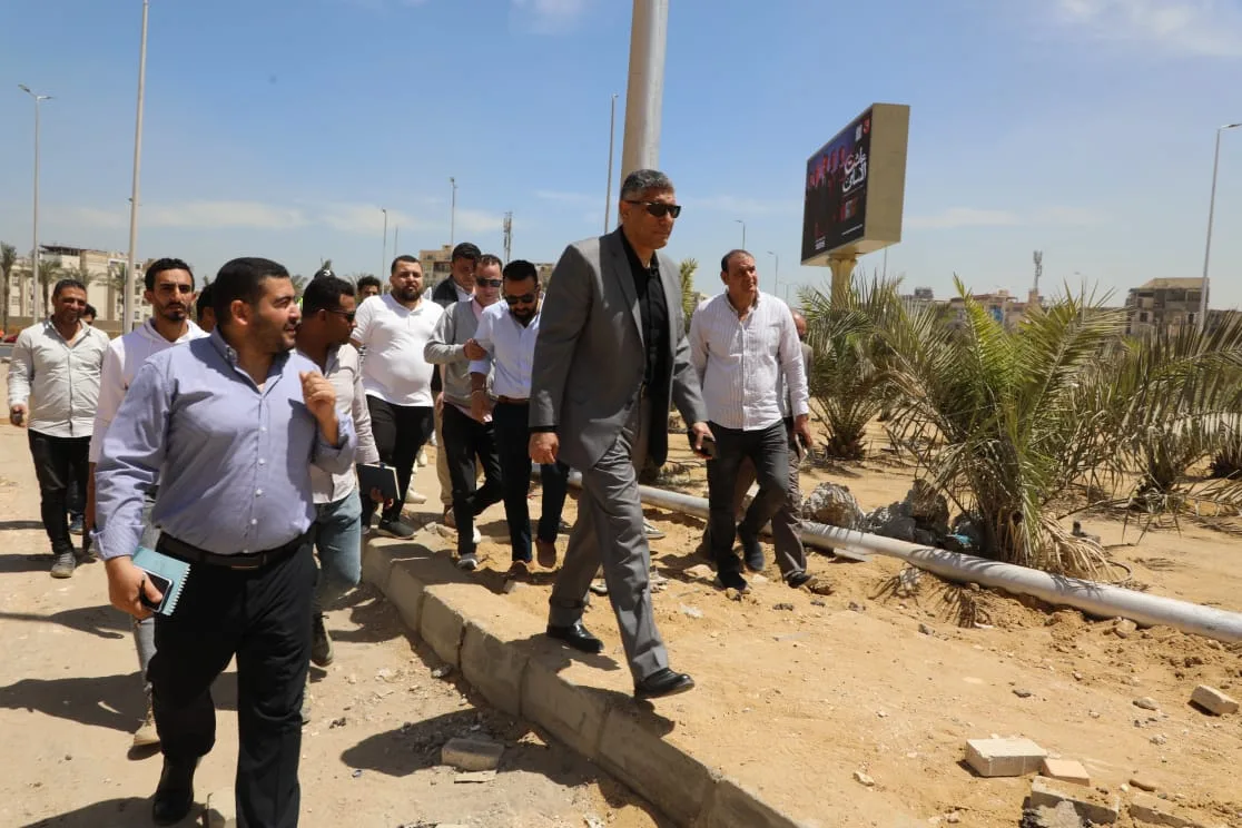 محافظ الجيزة يتابع أعمال التطوير الجارية بطريق مصر إسكندرية الصحراوى محافظ الجيزة يتابع أعمال التطوير الجارية بطريق مصر إسكندرية الصحراوى