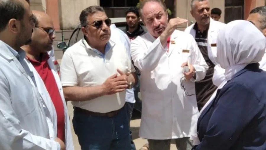 محافظ الدقهلية يتفقد مستشفى أجا محافظ الدقهلية يتفقد مستشفى أجا