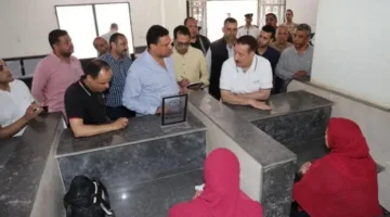 محافظ المنوفية يتفقد مستشفى أشمون الجديدة
