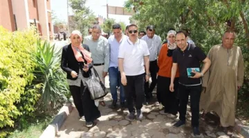 محافظ المنوفية يتفقد مشروعات حياة كريمة ومستشفى أشمون الجديد