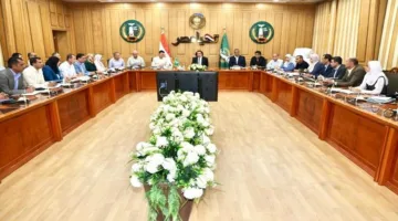 محافظ المنوفية يعقد اجتماعًا لمتابعة تنفيذ توجيهات مجلس المحافظين