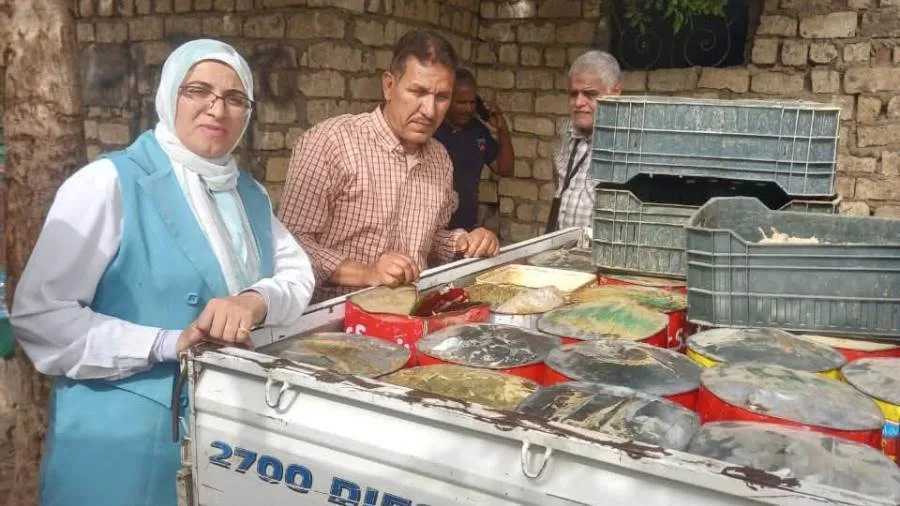 محافظ المنيا: لا تهاون في صحة المواطنين والحفاظ على الحملات الرقابية لمواجهة المخالفات التموينية. محافظ المنيا: لا تهاون في صحة المواطنين والحفاظ على الحملات الرقابية لمواجهة المخالفات التموينية.