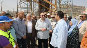 محافظ بني سويف: نقل خط الغاز لتسريع وتيرة العمل بمشروع كوبري الشاملة