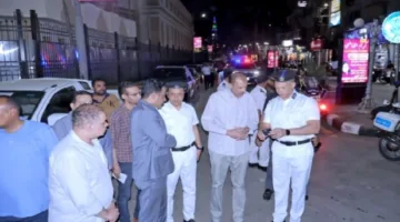محافظ سوهاج يتفقد عددا من شوارع المدينة لمتابعة أعمال التخطيط المروري