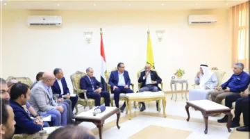 محافظ شمال سيناء يستقبل وفدا من وزارة النقل