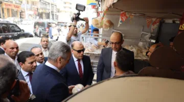 محافظ كفرالشيخ ورئيس جهاز حماية المستهلك يتفقدا أسواق “عماد الدين”