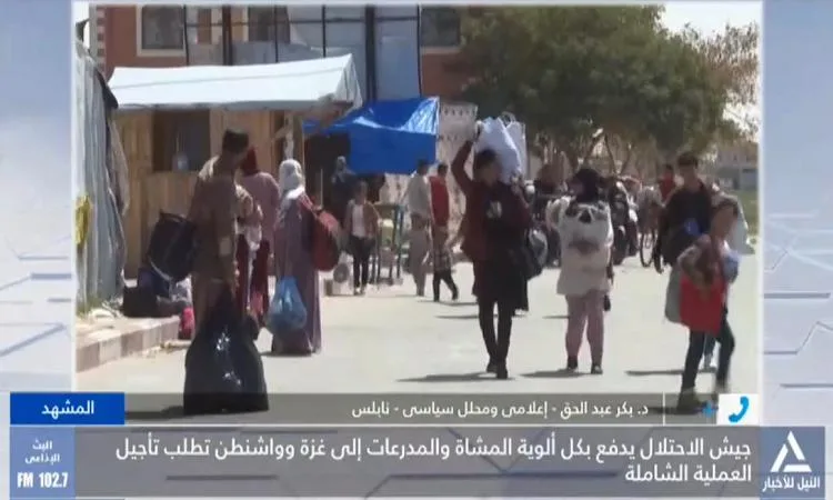 محلل سياسي: خطة إسرائيلية لنقل قسري لمليون فلسطيني من غزة محلل سياسي: خطة إسرائيلية لنقل قسري لمليون فلسطيني من غزة
