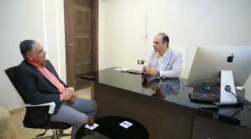 محمد صبري رئيس تحرير موقع الجمهور يستقبل الرئيس التنفيذي للكنيسة الإنجيلية (صور)