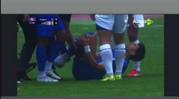 محمود صابر يكشف ملابسات إصابته خلال مباراة سموحة وإنبي