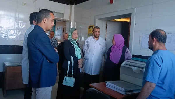 مدير التأمين الصحى بالقليوبية تتابع جاهزية الطوارئ والخدمات الطبية بمستشفى النيل مدير التأمين الصحى بالقليوبية تتابع جاهزية الطوارئ والخدمات الطبية بمستشفى النيل