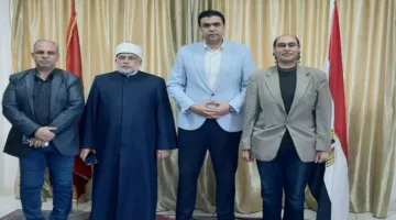 مدير الشباب والرياضة ببورسعيد يستقبل وفد بيت العائلة المصرية