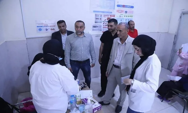 مدير المستشفيات ورئيس قسم العلاج الطبيعي يزور مستشفى سفاجا المركزي لمتابعة سير العمل مدير المستشفيات ورئيس قسم العلاج الطبيعي يزور مستشفى سفاجا المركزي لمتابعة سير العمل
