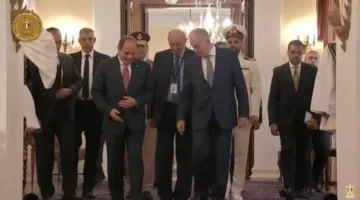 مراسم استقبال رسمية وجلسة مباحثات موسعة بين الرئيس السيسي ونظيره اليوناني