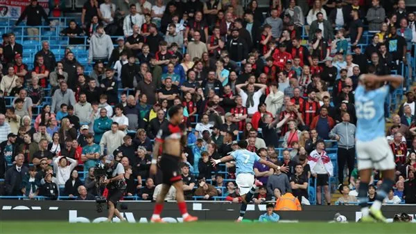 مرموش يساهم في انتصار السيتي على بورنموث ويقترب من التأهل لدوري أبطال أوروبا