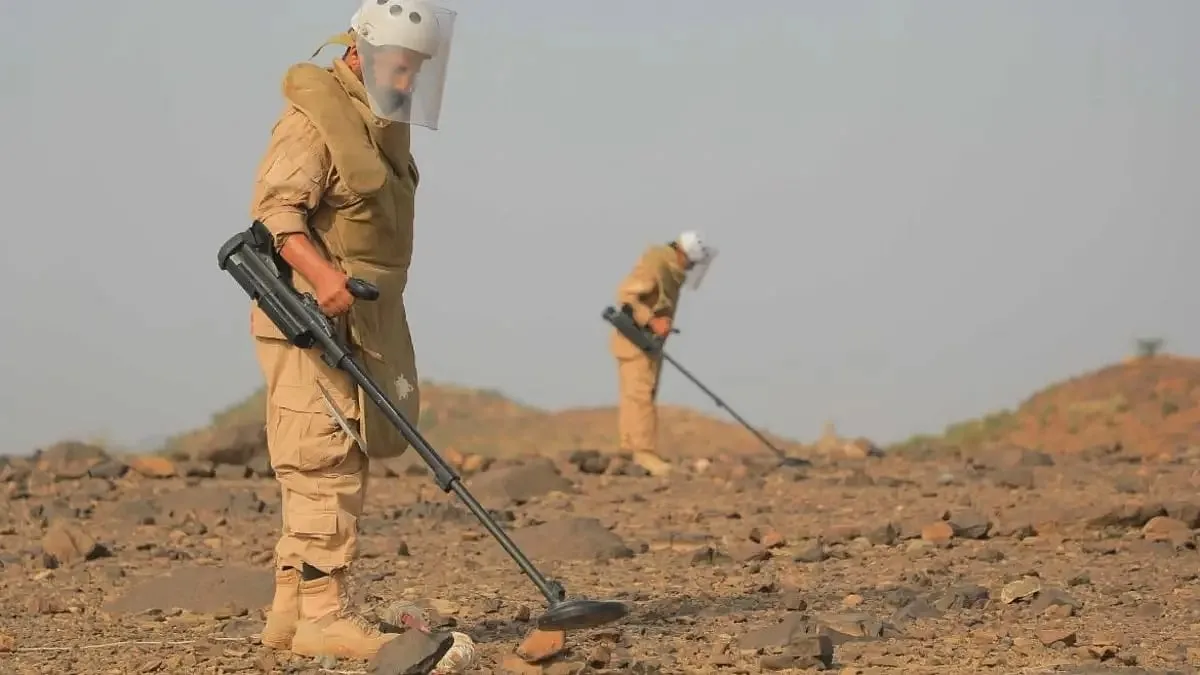 “مسام” يزيل 1,095 لغمًا في اليمن خلال فترة أسبوع