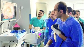 مستشفي جامعة الفيوم تنجح فى شق عضله الفؤاد بالمنظار