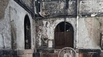 مصدر أمنى: السبب في حريق كنيسة مارجرجس بقنا شمعة.. تفاصيل