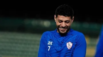 مصطفى شلبي يشارك في مران الزمالك استعدادا لمواجهة سيراميكا بالدوري