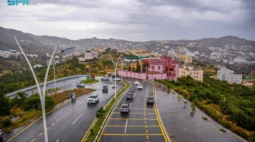 مصلحة الأرصاد تحذر: هطول أمطار غزيرة ورياح قوية في منطقة الباحة