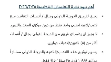 معد وليبرو لا.. اتحاد الكرة الطائرة يعلن مجموعة من القرارات قبل موسم 2025 – 2026.