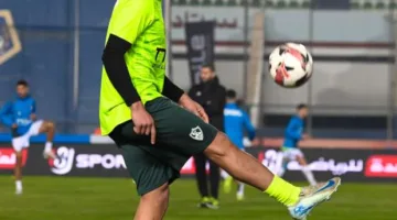 مفاجأة بشأن حارس الزمالك أمام بيراميدز في الدوري (خاص)