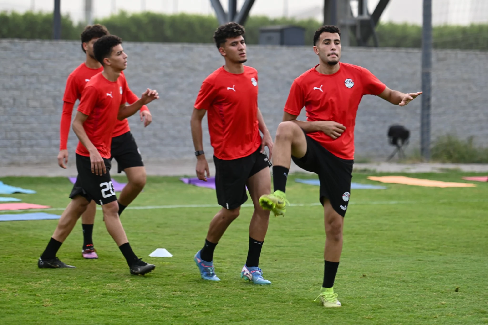 منتخب الشباب ينتهي من تدريباته استعداداً لمواجهة نيجيريا غداً في كأس أفريقيا