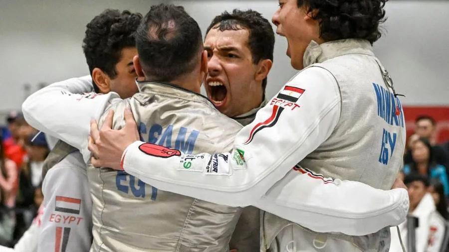 منتخب سلاح الشيش رجال يحقق المركز الرابع بكأس العالم في كندا منتخب سلاح الشيش رجال يحقق المركز الرابع بكأس العالم في كندا