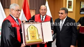 منح الدكتوراه الفخرية للنائب العام من جامعة المنصورة تقديرًا لإسهاماته في دعم العدالة