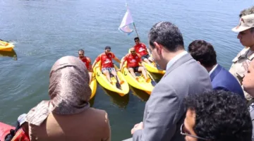 مهرجان تجديف في النيل احتفالًا بالعيد القومي لمحافظة دمياط