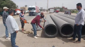 مياه الفيوم تنفذ مشروعات إحلال وتجديد للبنية التحتية للصرف الصحي بالمحافظة