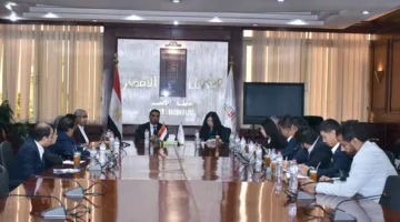 نائب محافظ الأقصر يستقبل وفدا صينيا لبحث تنظيم دورات تدريبية في تربية الدواجن