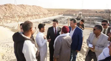 نائب محافظ مطروح يتفقد مشروعات خدمية وتنموية بالضبعة