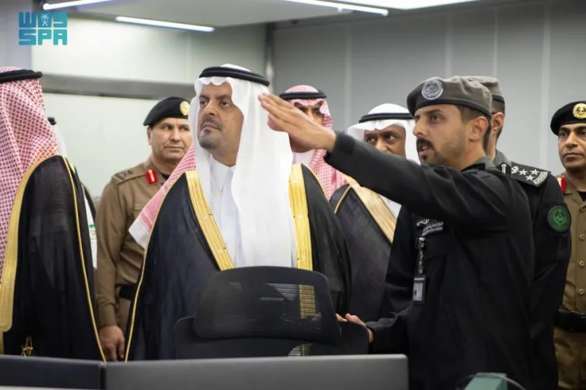 نائب مكة يقوم بجولة في المشاعر المقدسة للتأكد من استعدادها لموسم الحج نائب مكة يقوم بجولة في المشاعر المقدسة للتأكد من استعدادها لموسم الحج