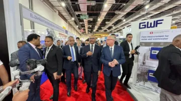 نائب وزير الإسكان ي inaugurates النسخة التاسعة لمعرض WATREX EXPO للمياه والصرف الصحي والبنية التحتية.