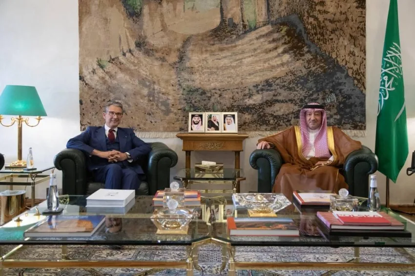 نائب وزير الخارجية يلتقي سفير إيطاليا في المملكة