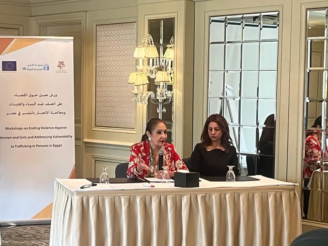 نائلة جبر تختتم ورشة عمل للرائدات الاجتماعيات حول مكافحة الاتجار بالبشر والعنف ضد النساء نائلة جبر تختتم ورشة عمل للرائدات الاجتماعيات حول مكافحة الاتجار بالبشر والعنف ضد النساء