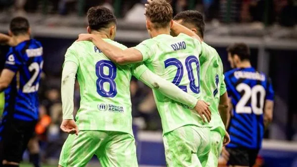 نتيجة مباراة برشلونة وإنتر ميلان في إياب نصف نهائي دوري الأبطال.. اللقاء يتجه للأشواط الإضافية نتيجة مباراة برشلونة وإنتر ميلان في إياب نصف نهائي دوري الأبطال.. اللقاء يتجه للأشواط الإضافية
