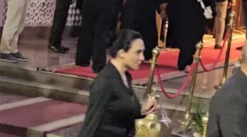 نجوم الفن والإعلام في عزاء المنتج وليد مصطفى بمسجد الشرطة بالشيخ زايد