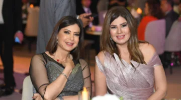 نجوم الفن والإعلام يحتفلون مع أمل رزق بمناسبة زفاف “هيا” | صور