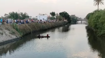 نزل يستحمى مخرجش.. غرق طفل بترعة المريوطية في العياط |شاهد