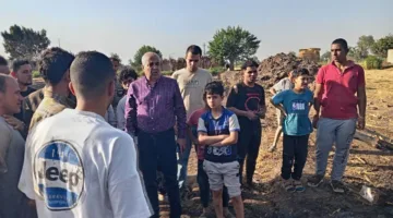 نفوق 12 رأس ماشية في حريق بحظيرة مواشي بطوخ