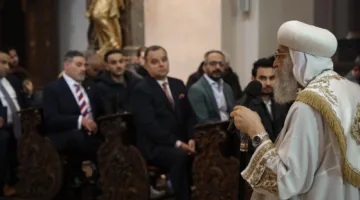 نقل محبة مصر للجميع..البابا تواضروس يصلي قداس عيد “مارمرقس” في التشكيك