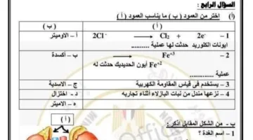 نموذجان لاختبارات العلوم للصف الثالث الإعدادي في الفصل الدراسي الثاني