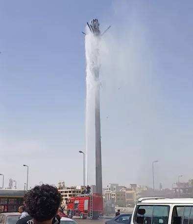 القاهرة الجديدة: السيطرة على حريق في برج محمول بالتجمع الأول القاهرة الجديدة: السيطرة على حريق في برج محمول بالتجمع الأول